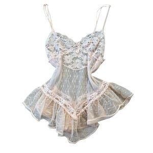 Vintage Women's Pink lace Camisole size xs / s